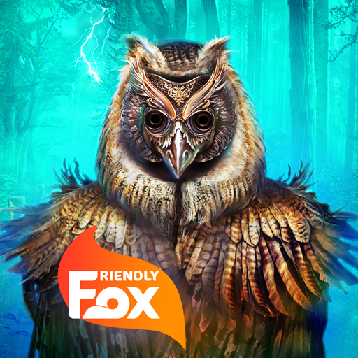 Edge of Reality: The Forest icon: an owl-masked figure in a misty turquoise forest with the Friendly Fox badge